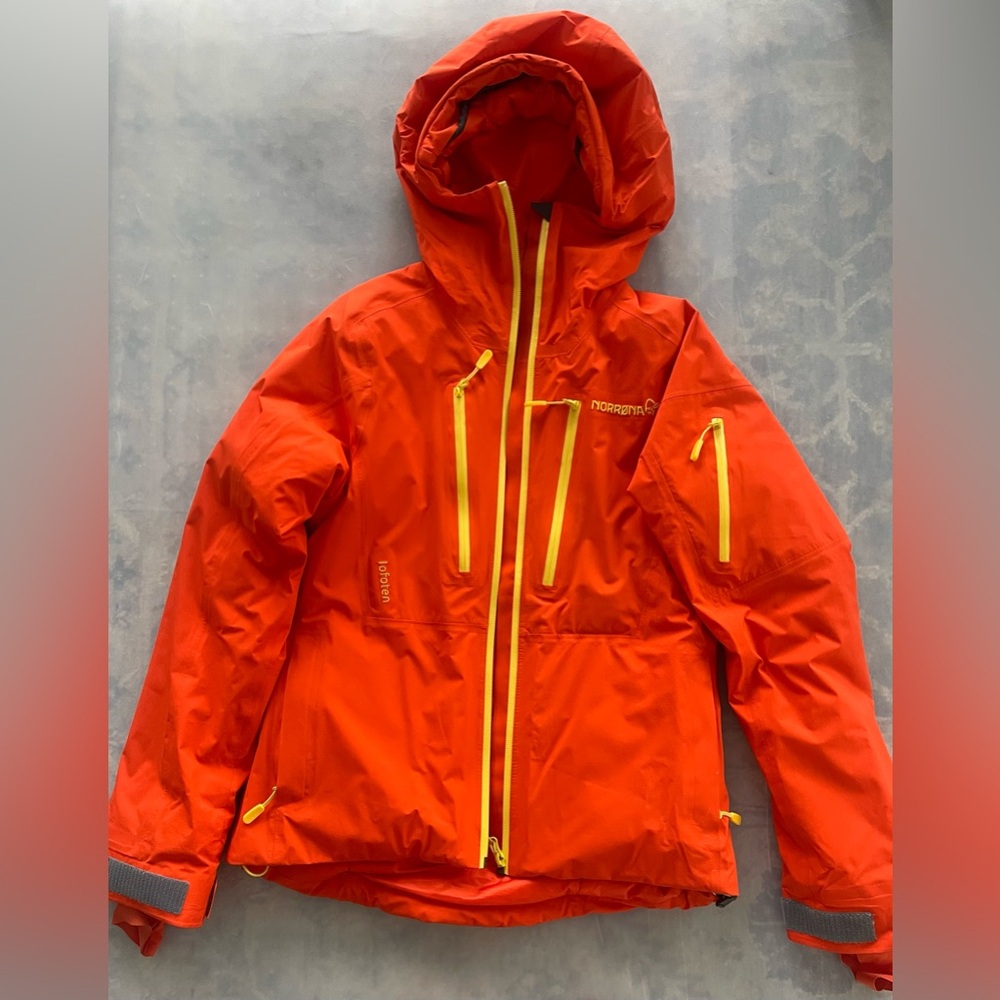 Norrona Orange Hooded Jacket